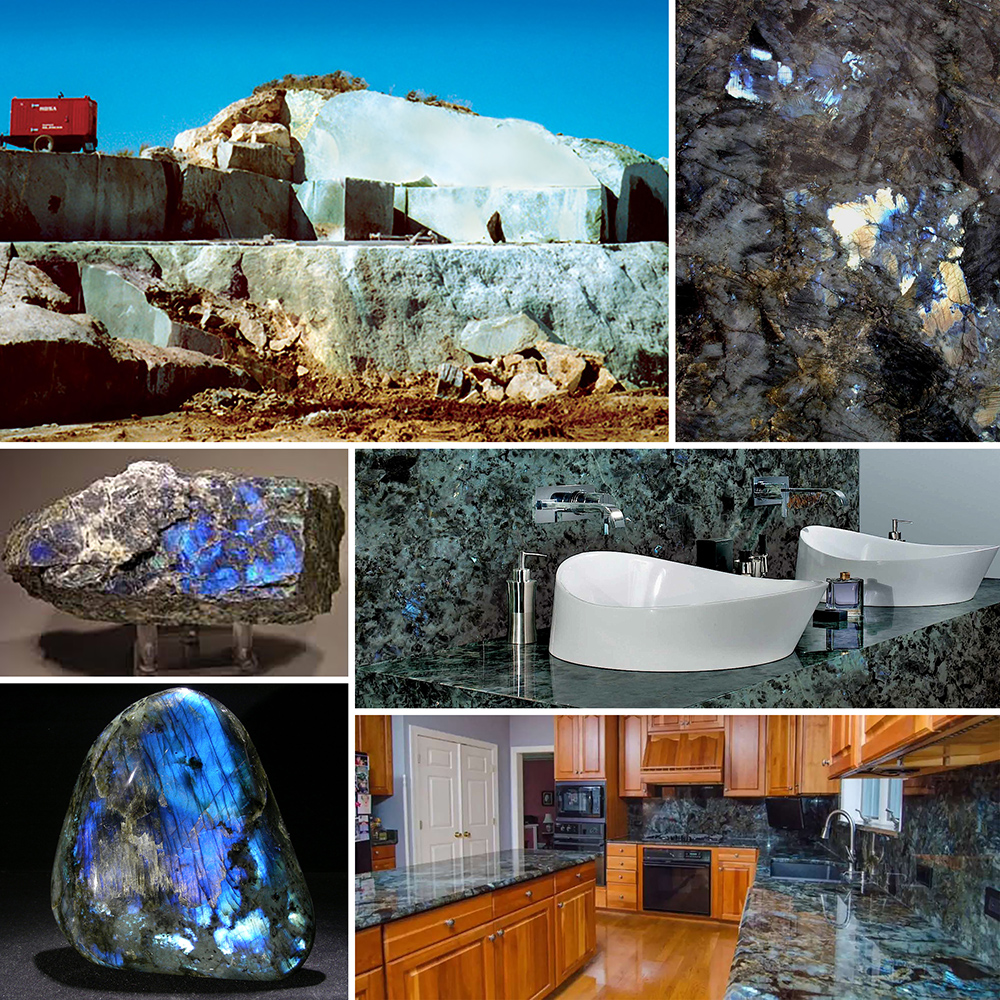 Labradorite Blue Granite Amsum & Ash